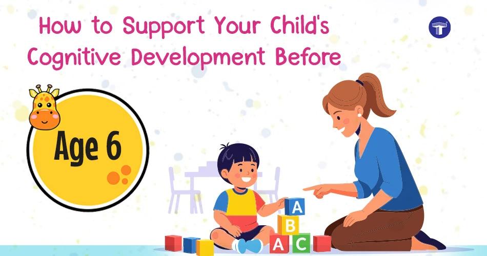 A toddler engaged in imaginative play with a parent nearby, supporting early cognitive development at home