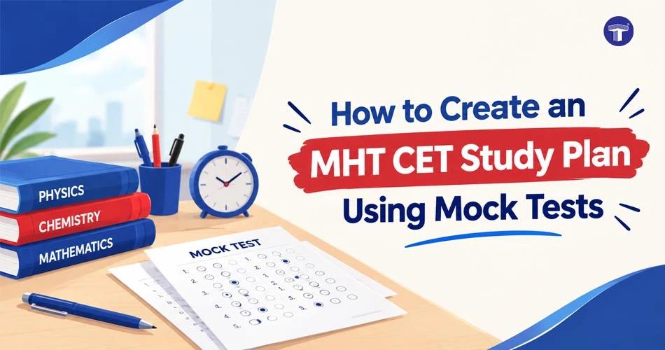 Student creating an MHT CET study plan using mock test analysis