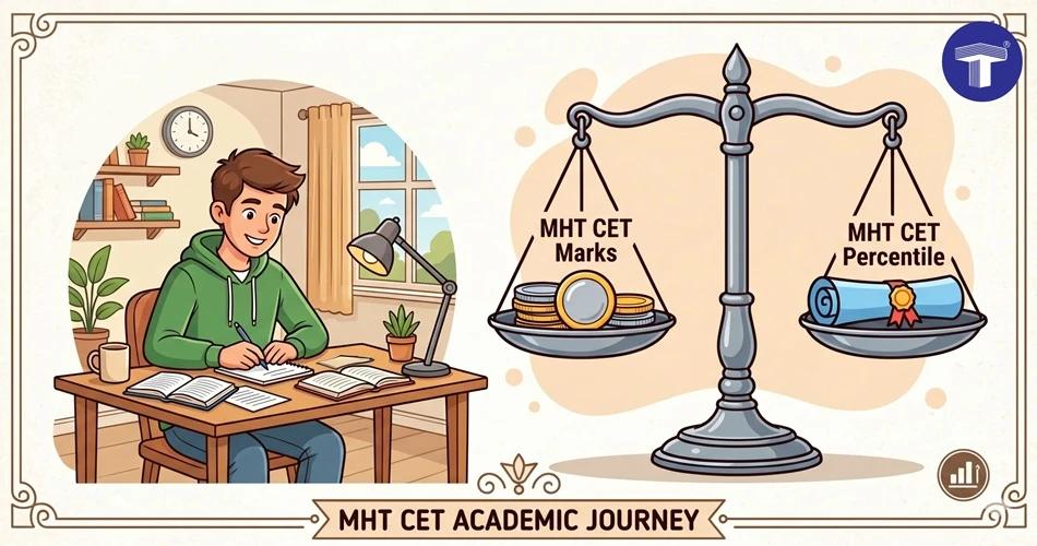 MHT CET 2026 marks vs percentile