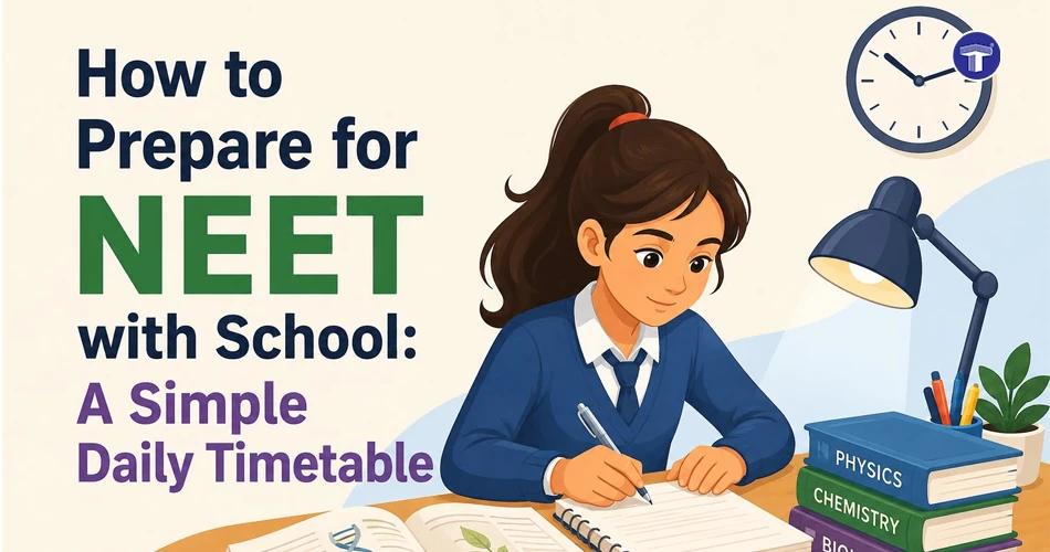 How to Prepare for NEET with School: A Simple Daily Timetable