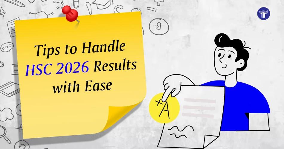 Student holding marked paper with A grade, tips to handle HSC 2026 results with ease and reduce result stress