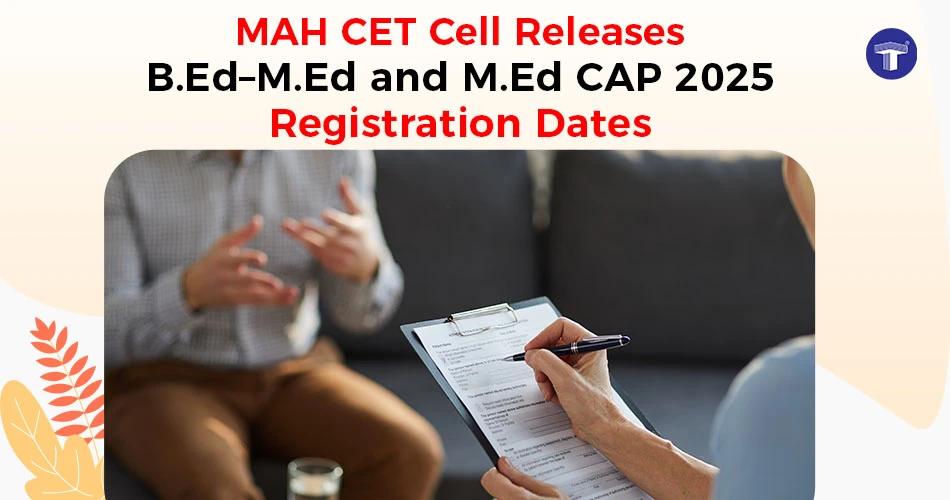 Students filling application form for MAH B.Ed–M.Ed and M.Ed CAP 2025 registration as CET Cell announces official dates.