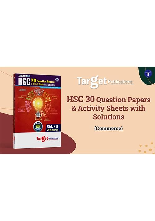 Buy Std 12 Commerce 30 Model Question Papers & Activity Sheets With ...
